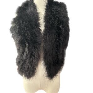 Vintage ostrich, Saks, Fifth Avenue size medium vest